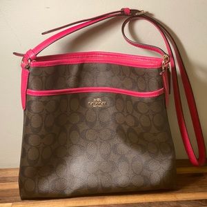 Authentic Coach File Crossbody Bag